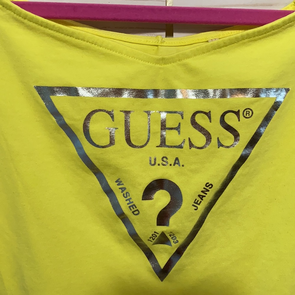 Guess Los Angeles Women’s Lemon Triangle Logo Bodysuit - Picture 4 of 16